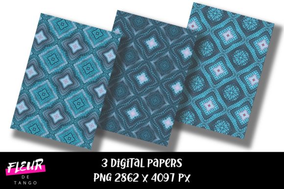Discover the Versatility of Geometric Digital Papers V.9