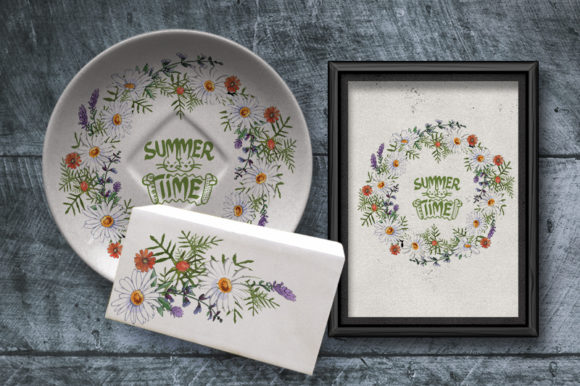 Floral Wreath with Chamomile: A Beautiful Addition to Your Creative Projects