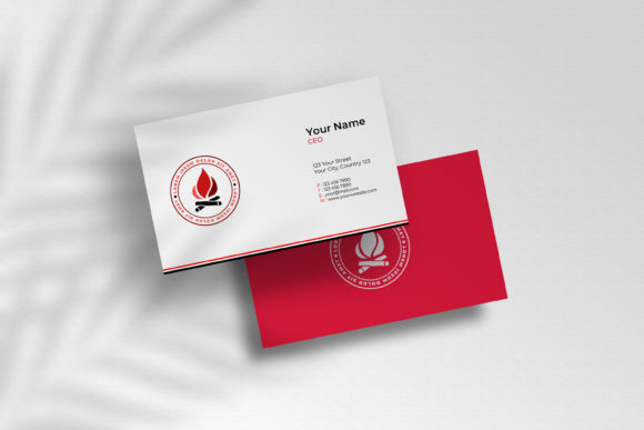 Fly Business Card Mockup: Realistic Design Preview