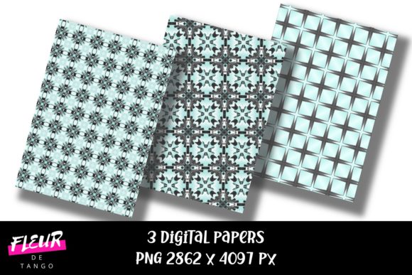 Geometric Digital Papers V.10