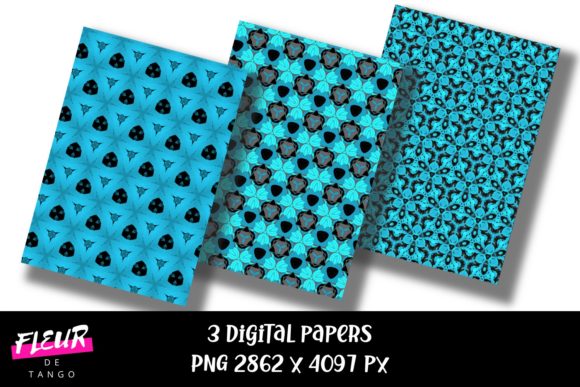 Geometric Digital Papers V.17
