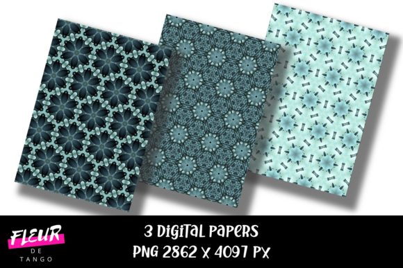 Geometric Digital Papers V.36