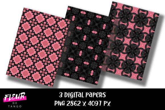 Geometric Digital Papers V.58: A Versatile Design Resource