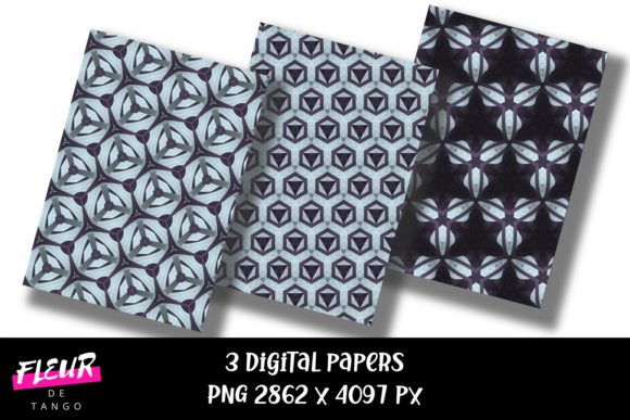 Geometric Digital Papers V.6