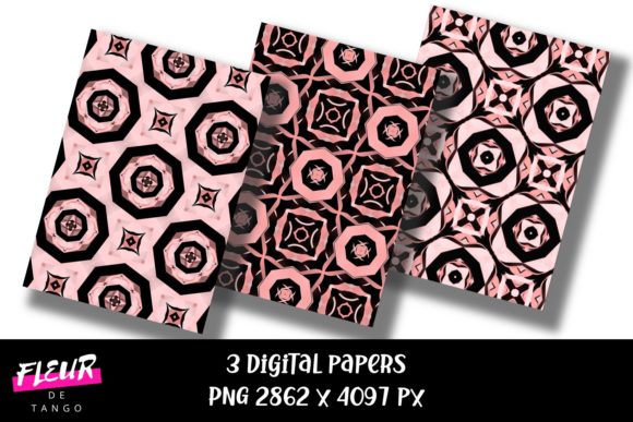 Geometric Digital Papers V.80: A Versatile Resource for Creative Projects