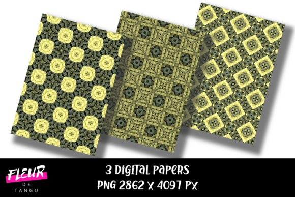 Geometric Digital Papers V.85