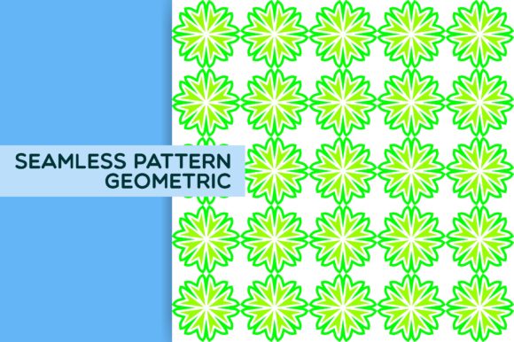 Light Green Ornament Mandala Seamless Pattern