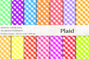 Plaid Seamless Patterns, Digital Papers
