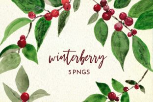 Winter Berry Watercolor: A Touch of Nature in Modern Design